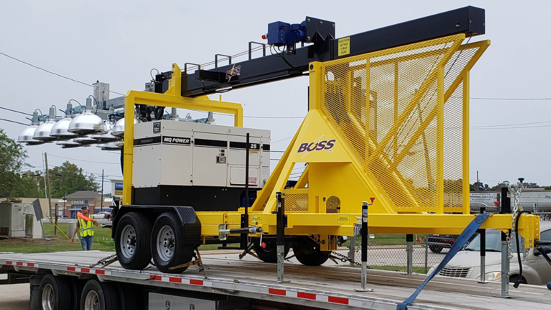High Light Tower Of A Stadium Stock Photo - Download Image Now - Blank,  Copy Space, Electric Lamp - iStock, image size:1920x1080